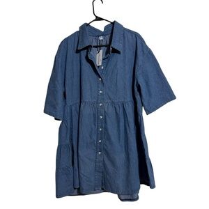 They Look NWT Jean material dress wome size 2X
